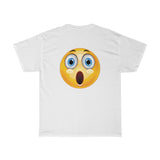 Surprised Emoji Unisex Heavy Cotton Tee