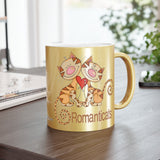 Romanticats Metallic Mug (Silver\Gold)