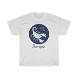 Scorpio Zodiac Unisex Heavy Cotton Tee