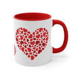Heart Of Hearts Accent Coffee Mug, 11oz