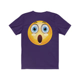 Surprised Emoji Unisex Jersey Short Sleeve Tee