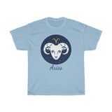 Aries Zodiac Unisex Heavy Cotton Tee