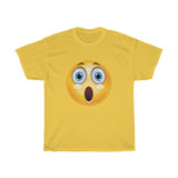 Surprised Emoji Unisex Heavy Cotton Tee
