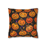 Beautiful Halloween Spun Polyester Square Pillow Case 3