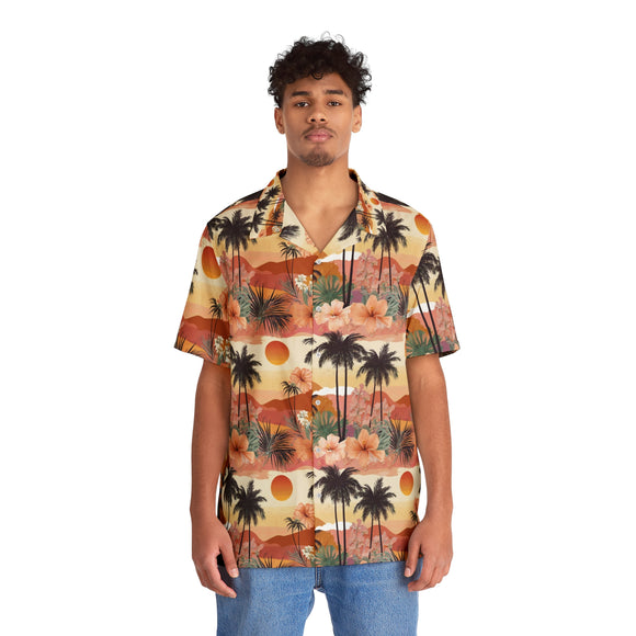 Summer Design 04 on Beautiful Men's Hawaiian Shirt (AOP) 7