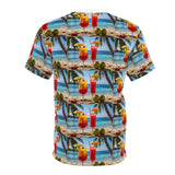 Summer Design 08 on Floral Unisex Cut & Sew Tee - Vibrant Nature Inspired Design for All Occasions