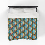 Summer Design 11 on Velveteen Plush Blanket - Perfect for Home Decor and Gifts