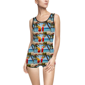 Summer Design 07 on Bohemian Floral Women's Vintage Swimsuit - Retro Style Swimwear for Summer