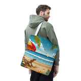 Summer Design 11 on Floral Tote Bag - Stylish Eco-Friendly Shopping Bag for Everyday Use