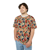 Summer Design 03 on Floral Unisex Cut & Sew Tee - Vibrant Nature Inspired Design for All Occasions