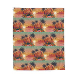 Summer Design 06 on Velveteen Plush Blanket - Perfect for Home Decor and Gifts