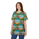 Summer Design 10 on Floral Unisex Cut & Sew Tee - Vibrant Nature Inspired Design for All Occasions