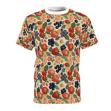 Summer Design 03 on Floral Unisex Cut & Sew Tee - Vibrant Nature Inspired Design for All Occasions