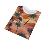 Summer Design 05 on Floral Unisex Cut & Sew Tee - Vibrant Nature Inspired Design for All Occasions