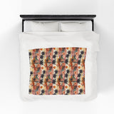 Summer Design 04 on Velveteen Plush Blanket - Perfect for Home Decor and Gifts