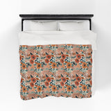 Summer Design 01 on Velveteen Plush Blanket - Perfect for Home Decor and Gifts