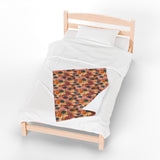 Summer Design 05 on Velveteen Plush Blanket - Perfect for Home Decor and Gifts