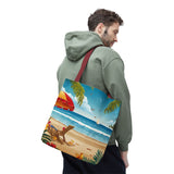 Summer Design 11 on Floral Tote Bag - Stylish Eco-Friendly Shopping Bag for Everyday Use