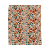 Summer Design 01 on Velveteen Plush Blanket - Perfect for Home Decor and Gifts