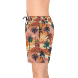 Summer Design 05 on Men's Floral Print Swim Shorts - Perfect for Summer Beach Days