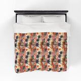 Summer Design 04 on Velveteen Plush Blanket - Perfect for Home Decor and Gifts