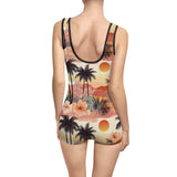 Summer Design 04 on Bohemian Floral Women's Vintage Swimsuit - Retro Style Swimwear for Summer