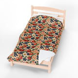 Summer Design 03 on Velveteen Plush Blanket - Perfect for Home Decor and Gifts