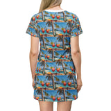 Summer Design 08 on Floral T-Shirt Dress – Boho Chic Style for Everyday Comfort