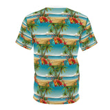 Summer Design 10 on Floral Unisex Cut & Sew Tee - Vibrant Nature Inspired Design for All Occasions
