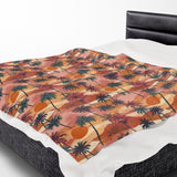Summer Design 05 on Velveteen Plush Blanket - Perfect for Home Decor and Gifts