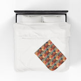 Summer Design 06 on Velveteen Plush Blanket - Perfect for Home Decor and Gifts