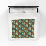 Summer Design 12 on Velveteen Plush Blanket - Perfect for Home Decor and Gifts