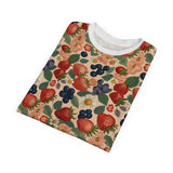 Summer Design 03 on Floral Unisex Cut & Sew Tee - Vibrant Nature Inspired Design for All Occasions