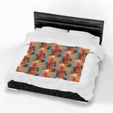 Summer Design 06 on Velveteen Plush Blanket - Perfect for Home Decor and Gifts