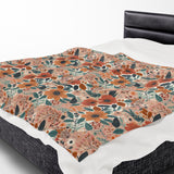 Summer Design 01 on Velveteen Plush Blanket - Perfect for Home Decor and Gifts