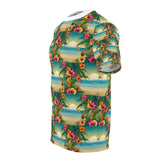 Summer Design 12 on Floral Unisex Cut & Sew Tee - Vibrant Nature Inspired Design for All Occasions