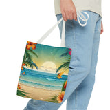 Summer Design 12 on Floral Tote Bag - Stylish Eco-Friendly Shopping Bag for Everyday Use