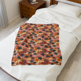 Summer Design 05 on Velveteen Plush Blanket - Perfect for Home Decor and Gifts