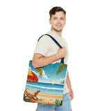 Summer Design 11 on Floral Tote Bag - Stylish Eco-Friendly Shopping Bag for Everyday Use