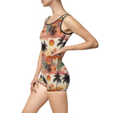 Summer Design 04 on Bohemian Floral Women's Vintage Swimsuit - Retro Style Swimwear for Summer