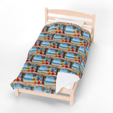 Summer Design 09 on Velveteen Plush Blanket - Perfect for Home Decor and Gifts