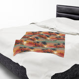 Summer Design 06 on Velveteen Plush Blanket - Perfect for Home Decor and Gifts