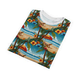 Summer Design 11 on Floral Unisex Cut & Sew Tee - Vibrant Nature Inspired Design for All Occasions