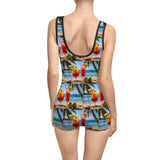 Summer Design 05 on Bohemian Floral Women's Vintage Swimsuit - Retro Style Swimwear for Summer