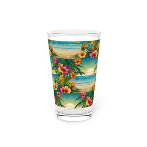 Summer Design 12 on Pint Glass, 16oz