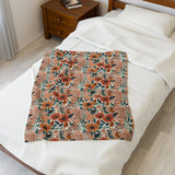 Summer Design 01 on Velveteen Plush Blanket - Perfect for Home Decor and Gifts