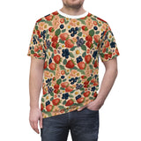 Summer Design 03 on Floral Unisex Cut & Sew Tee - Vibrant Nature Inspired Design for All Occasions