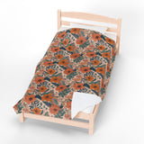 Summer Design 02 on Velveteen Plush Blanket - Perfect for Home Decor and Gifts