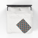 Summer Design 07 on Velveteen Plush Blanket - Perfect for Home Decor and Gifts