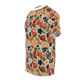 Summer Design 03 on Floral Unisex Cut & Sew Tee - Vibrant Nature Inspired Design for All Occasions